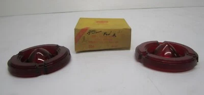 2 NORS 1960 Pontiac Bonneville Star Chief Stop & Tail Lens Luz Lámpara TMC 570 Foto 1 de 4