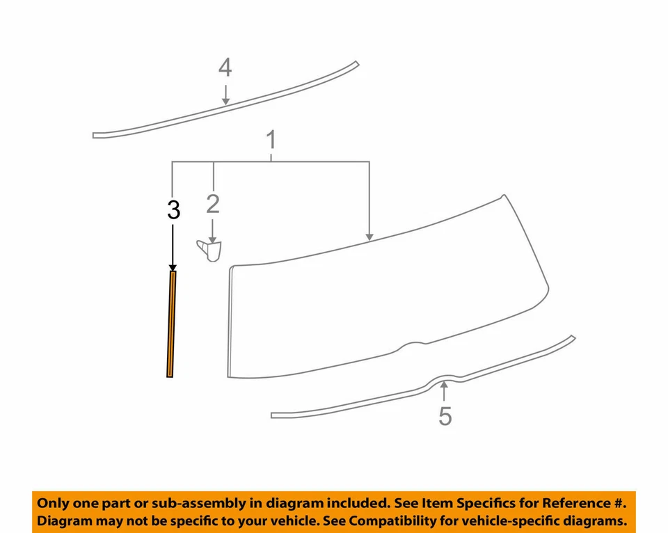 Puerta levadiza puerta trasera moldura lateral Toyota OEM 2008-2015 Scion xB 75573-12370  Foto 1 de 1