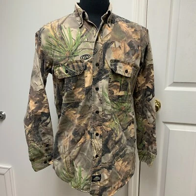 Camisa de caça Dickies Wayne Carlton masculina manga longa média desaparece híbrida camuflagem M - Imagem 1 de 4