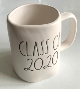 RAE DUNN Mug CLASS 2020 Coffee Cup Large Letters Farmhouse Matte Artisan 16 oz - Picture 1 of 6
