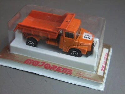 Majorette 205 Scania Tipper Truck Orange - SEALED in Blister Pack - Image 1 of 2