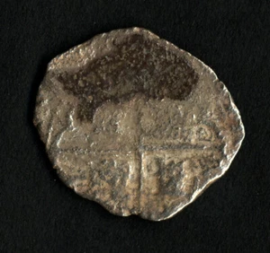 Pirate Cob & Spanish colonial cobb * Silver macuquina 2 Reales * ND scarce! - Picture 1 of 2
