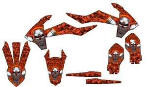 2018-2023 SX 85 Llameante Gearhead Naranja Senge Gráficos Kit Compatible Con KTM - Picture 1 of 10