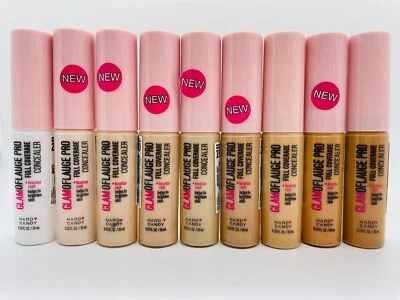 Hard Candy GLAMOFLAUGE PRO Full Coverage Concealer, 0.33 oz  U CHOOSE!    Sealed - Image 1 of 2