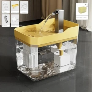 Cat Water Fountain, USB Powered, Auto Filter Anti-Dry Pump Transparent Dispenser - Picture 1 of 12