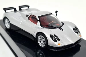 Altaya 1/43 Pagani Zonda C12 S Silver Supercar Diecast Scale Model Car - Picture 1 of 5