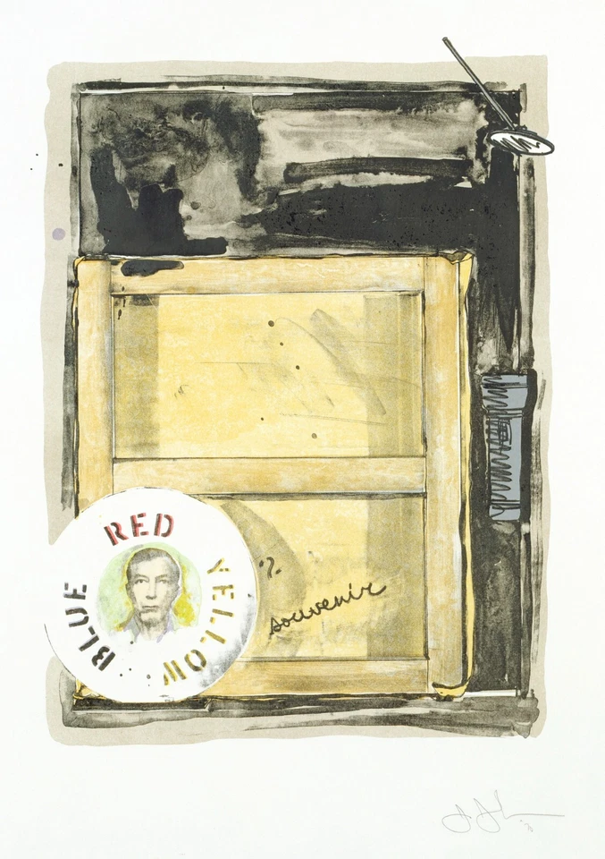 Jasper Johns: recuerdo 22x30 calidad de archivo impresión de bellas artes Foto 1 de 1