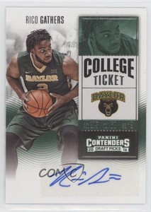 2016-17 Panini Contenders Draft Picks College Ticket Rico Gathers Rookie Auto RC
