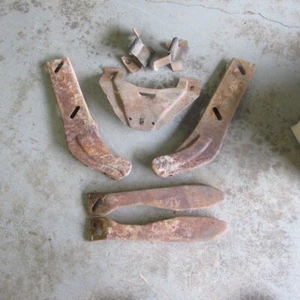68 69 70 71 72 EL CAMION GMC SPRINT ORIGINAL GM 7 PIECE REAR BUMPER BRACKET SET - Picture 1 of 6