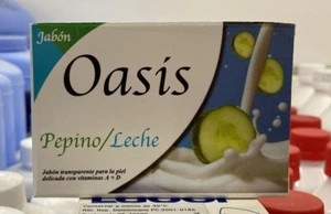 Oasis cucumber and milk Soap / jabon pepino y leche - Picture 1 of 4