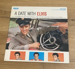 RARE Reissue ELVIS LP Record A DATE WITH ELVIS Compilation RCA Rockabilly NM* - Picture 1 of 7
