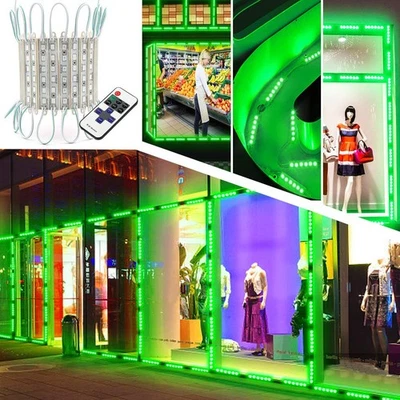 绿色 10 英尺 - 200 英尺 5054 SMD LED 模块灯适用于店面窗标志条灯 — 第 1/4 张图片