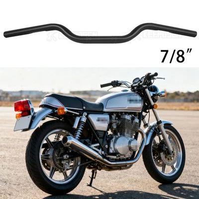 For Suzuki GS 450 125 150 500 1100 Motorcycle 22mm Handlebar 7/8" Drag Bars - Image 1 of 4