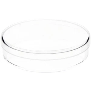 Pioneer Plastics Clear Small Round Petri Dish Container, 2.75" W x 0.625" H - Picture 1 of 3