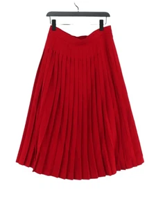 Jacques Vert Women's Maxi Skirt UK 16 Red Polyester with Other, Wool Long Maxi - Picture 1 of 6