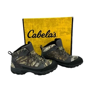 Cabelas Full Draw II Mens Sz 8 Zonz Backcountry Camo Mid Hunting Boot Vibram - Picture 1 of 11