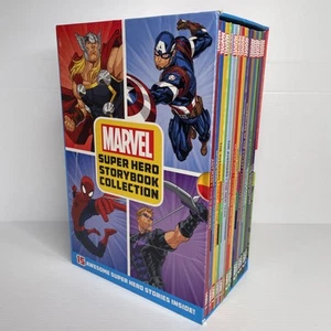 Marvel Super Hero Storybook Collection Box Set 15 x HC Books Scholastic Readers - Picture 1 of 21