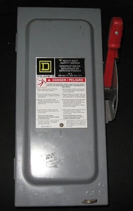 Square D Heavy Duty Safety Switch HU 361 - Picture 1 of 16