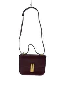 Demellier Burgund Leder Schultertasche Designer Handtasche Damen Mode Gebraucht - Bild 1 von 9
