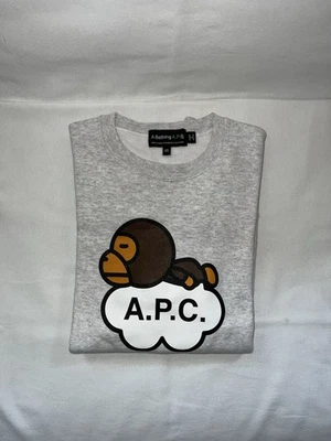 Bape X A.P.C. Milo Wide Crewneck Size XS - Image 1 of 4