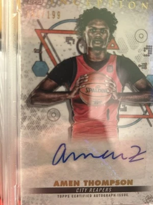 PSA 10 AMEN THOMPSON Auto RC 2022 Topps Inception OTE Autograph Rookie /199  - Image 1 of 4