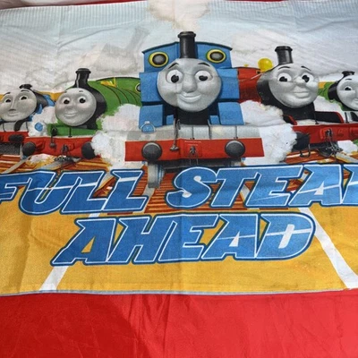 Thomas & Friends Twin Sheet Set Fitted Flat Sheet Pillowcase Kids Bedding 2014 - Image 1 of 4
