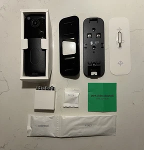 Blink Wireless Video Doorbell 2nd Gen Newest Model Black New - Open Box - Picture 1 of 7