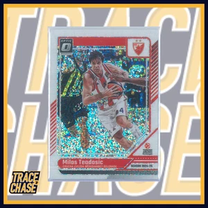 2024-25 Panini Donruss Euroleague Basketball Milos Teodosic White Sparkle #111 - Picture 1 of 3