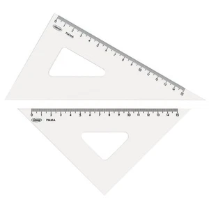 ORIONS Methacrylic triangular ruler (with scale) 18cm A-620 - Picture 1 of 4