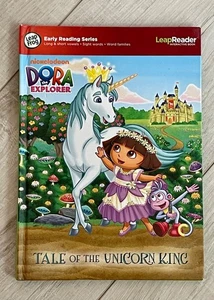 Leap Frog LeapReader Book Dora the Explorer Tale of the Unicorn King - Picture 1 of 1