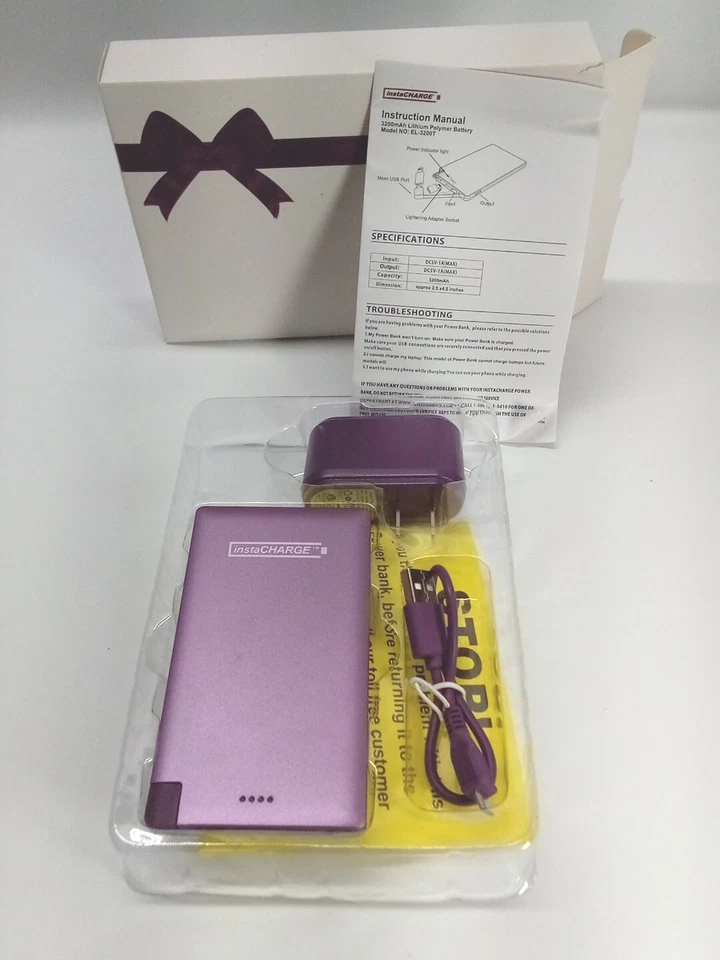 instaCHARGE Modelo Nº ¡BANCO DE ENERGÍA EL-3200T! Foto 1 de 4