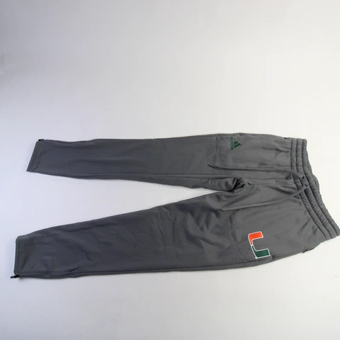 Miami Hurricanes adidas Aeroready Athletic Pants Women's Gray New Cover