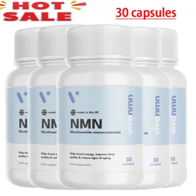 Vivanmn Pure NMN | 500mg Capsules Boosted Energy, Enhanced Sleep 30 US STOCK