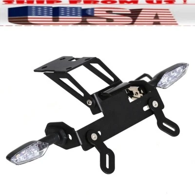 US REAR FENDER TAIL TIDY LED Turn Signal For KAWASAKI ninja 650 Z650 2017-2025 - Image 1 of 4