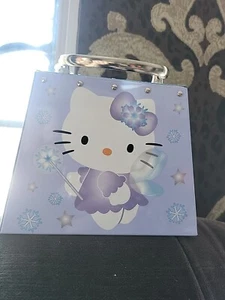 2002 Sanrio Hello Kitty Metal Tin Purse/metal Trinket Box Pastels - Picture 1 of 21