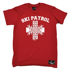 Ski Patrol T-SHIRT Snowboard Skiing Snowboarding Ski Gear Tee Birthday Gift - Picture 1 of 11