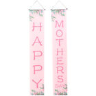  Mothers Day Banner Polyester Supplies Flag Garland Wreath for Front Door