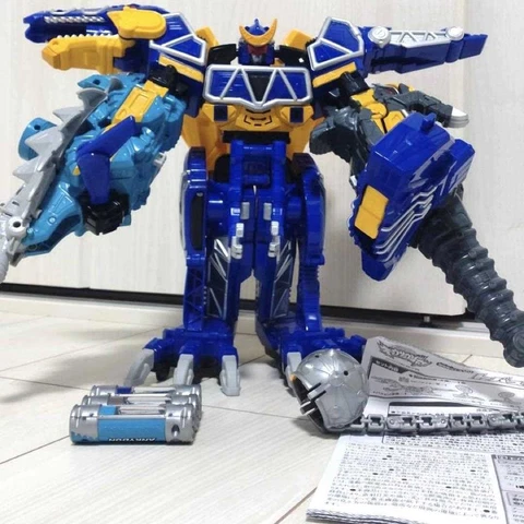 Power Rangers Dino Charge Kyoryuger DX Spinodai-Oh Megazord Bandai Cover