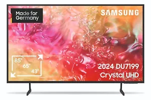 Samsung GU43DU7199UXZG 43 Zoll Smart TV 108 cm WLAN Triple Tuner - Bild 1 von 12