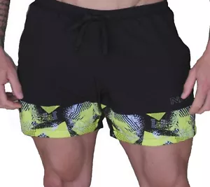 NAKD BEACH SALE SHORTS BODYBUILDING GYM TRAINING RUNNING MENS WORKOUT LIFT - Picture 1 of 7