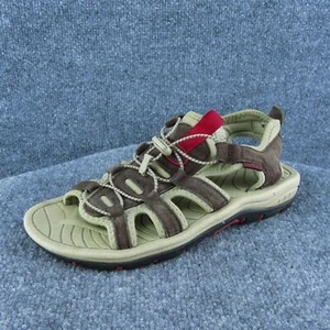 Nevados Damen Sportsandalen Schuhe braunes Leder Kordelzug Größe 8 Medium (B, M) - Bild 1 von 6