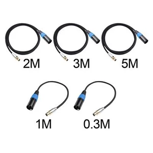 XLR-Buchse auf Mini-XLR-Stecker Adapterkabel 3-poliger - Bild 1 von 13