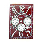 Franck Muller Geneve Burgundy Red Mens Chronograph Dial - Brand New