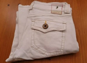 Neu SELTEN Super SEXY Damen Pine IV WEISS DENIM 5 Pocket Jeans 30 x 31 - Bild 1 von 18