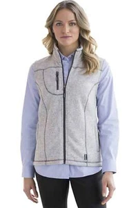Edwards Garments 6463 Women's 100% Poly Sweater Knit Fleece Vest With Pockets - Picture 1 of 5