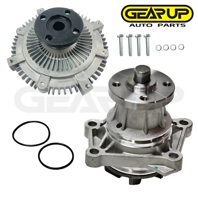 Bomba de agua del motor con kit de embrague del ventilador para 99-07 Suzuki Grand Vitara XL-7 2,5 L V6 Foto 1 de 4
