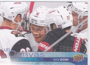 16/17 UD..MAX DOMI..CANVAS..CARD # C4..COYOTES.FREE COMBINED SHIPPING - Picture 1 of 1