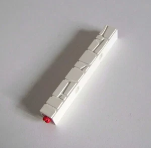 PLAYMOBIL (4442) SYSTEMX - Jonction Mur Simple 12cm Pierre Blanc Police 3159 - Picture 1 of 1