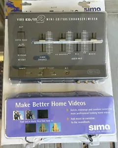 SIMA SED-2 Video ED/IT 2 Mini Editor Video Enhancer Sound Mixer New Sealed - Picture 1 of 2