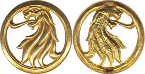 Insigne de béret, Préparation Militaire, dos guilloché régulier, Drago (13003) - Picture 1 of 1